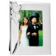 METAL PHOTO FRAME in Silver with Hearts.