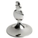 SNOWMAN METAL PLACE CARD HOLDER in Silver.