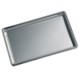 RECTANGULAR SILVER CHROME METAL TRAY.