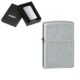 GENUINE ZIPPO LIGHTER in Antique Silver Plated Metal.