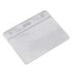 CLEAR TRANSPARENT PVC CARD HOLDER.