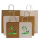 HARDWICK A5 SMALL KRAFT PAPER BAG with Twisted Handles.