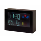 COLOUR LCD WEATHER STATION CLOCK in Black.