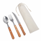 CUTLERY SET ECO TRIP in Small Cotton Bag.