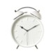 RING RING WALL CLOCK in White.