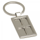 RECTANGULAR ALLOY INJECTION KEYRING (UK STOCK).