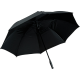 AUTOMATIC OPENING VENTED GOLF UMBRELLA (UK STOCK: ALL BLACK).
