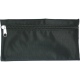 NYLON PENCIL CASE in Black with Black Zip.