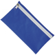 NYLON PENCIL CASE in Royal Blue with White Zip.