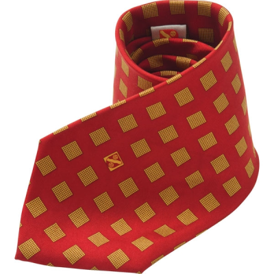 SCREEN PRINTED POLYESTER TIE