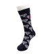 JACQUARD KNITTED COTTON SOCKS.