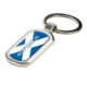 OVAL ALLOY INJECTION KEYRING.