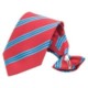 CLIP-ON PRINTED POLYESTER TIE.