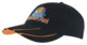 BRUSHED HEAVY COTTON BASEBALL CAP with Hi-vis Laminated Two-tone Peak.