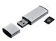 BABY EXTRA USB FLASH DRIVE MEMORY STICK in Silver.