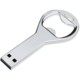 BABY KEY BOTTLER OPENER USB MEMORY STICK in Silver.