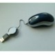 RETRACTABLE OPTICAL MOUSE in Black & Silver.