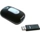 CORDLESS OPTICAL MOUSE in Black & Silver.