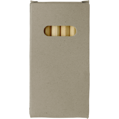 SIX COLOURING PENCIL SET in Grey
