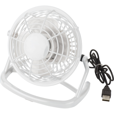 USB DESK FAN in White
