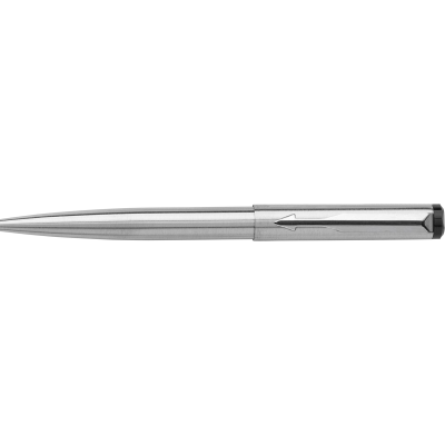 PARKER VECTOR STAINLESS STEEL METAL BALL PEN in Silver