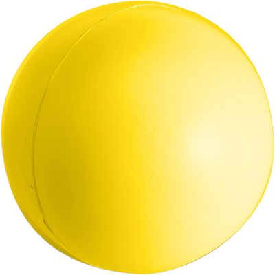 PU FOAM STRESS BALL in Yellow