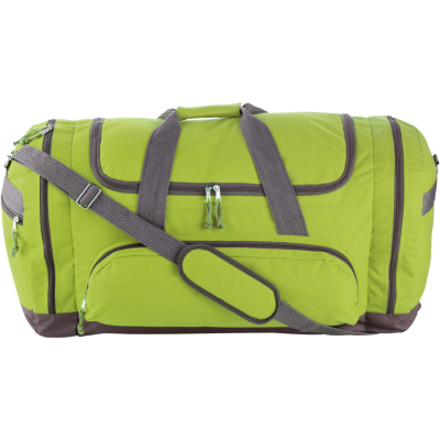LARGE SPORTS BAG in Lime