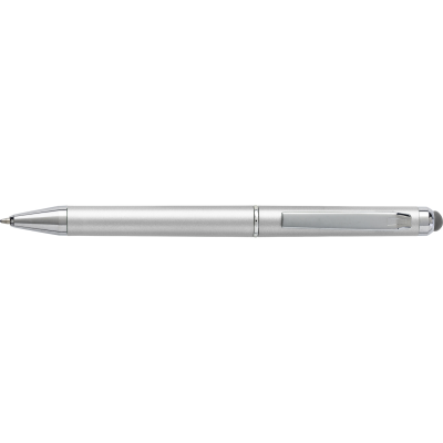 PLASTIC BALL PEN in Silver