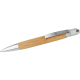 BAMBOO BALL PEN in Brown.