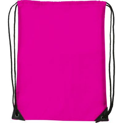 DRAWSTRING BACKPACK RUCKSACK in Pink
