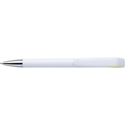 BALL PEN with Geometric Cap in Pale Green