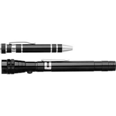 TORCH AND SCREWDRIVER in Black