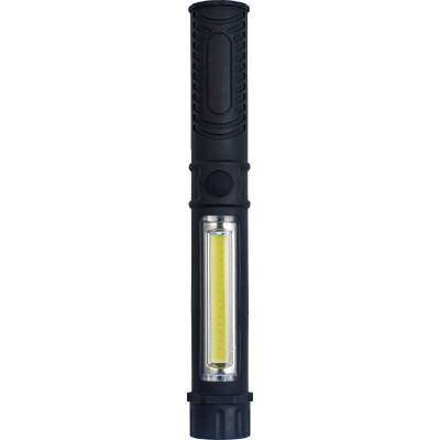 TORCH with Cob Lights in Black