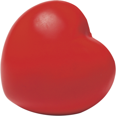 PU FOAM HEART in Red