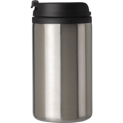 STAINLESS STEEL METAL DOUBLE WALLED THERMOS CUP (300ML) in Silver