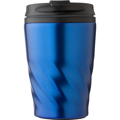 STAINLESS STEEL METAL MUG (325ML) in Blue