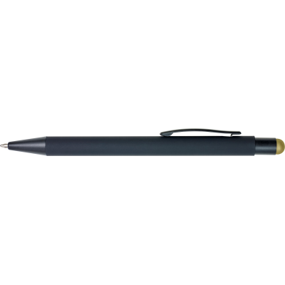 RUBBER BALL PEN in Gold