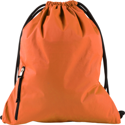 DRAWSTRING BACKPACK RUCKSACK in Orange