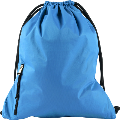 DRAWSTRING BACKPACK RUCKSACK in Light Blue
