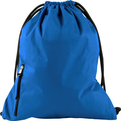 DRAWSTRING BACKPACK RUCKSACK in Cobalt Blue