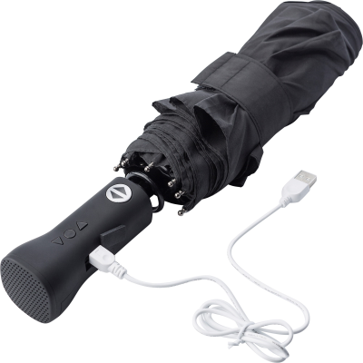 TELESCOPIC UMBRELLA in Black
