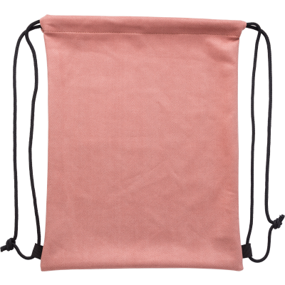 DRAWSTRING BACKPACK RUCKSACK in Red