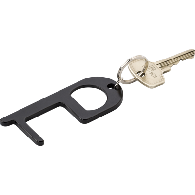 ALUMINIUM METAL DOOR OPENER in Black