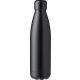 STAINLESS STEEL METAL DOUBLE WALLED BOTTLE (500ML) in Black.