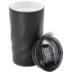BRANDCHARGER RECYCLED CERAMIC POTTERY COATED TRAVEL MUG (400ML) in Gunmetal Grey.