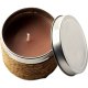 FRAGRANCE CANDLE in a Tin in Khaki.