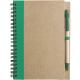 NOTE BOOK with Ball Pen in Green.