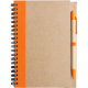 NOTE BOOK with Ball Pen in Orange.