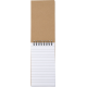 NOTE BOOK with Sticky Notes in Brown.