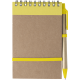 RECYCLED NOTE BOOK in Yellow.